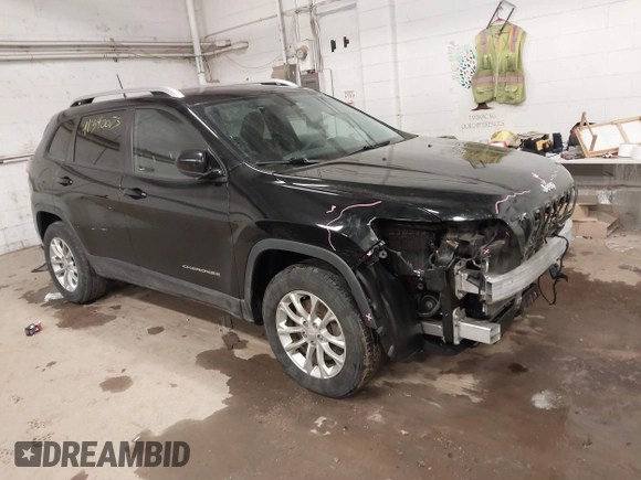 2020 Jeep Cherokee Latitude with VIN 1C4PJMCB6LD651548, listed as a IAAI auction lot 41340075 with 102,812 mi miles. Bid and sale history available at carsss.com. Image 1.