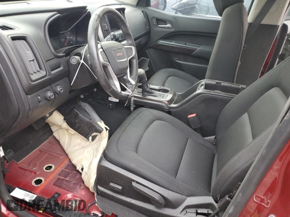2019 GMC Canyon 4WD SLE with VIN 1GTG6CEN7K1350371, listed as a Copart auction lot 74199274 with 0 mi miles and Non Repairable. Bid and sale history available at carsss.com. Image 7.