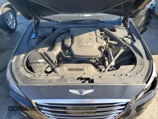 2017 Genesis G80 3.8L with VIN KMHGN4JE2HU193561, listed as a Copart auction lot 81742214 with 75,904 mi miles and Salvage Title. Bid and sale history available at DreamBid. Image 11.