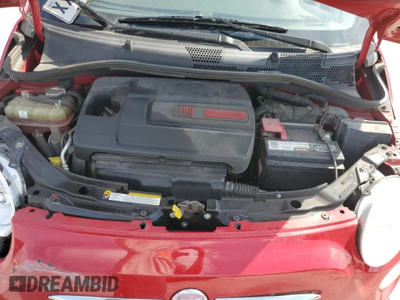 2012 FIAT 500 Lounge with VIN 3C3CFFCR0CT121390, listed as a Copart auction lot 54912265 with 109,885 mi miles and Salvage title. Bid and sale history available at DreamBid. Image 11.