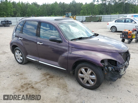 2004 Chrysler PT Cruiser Touring with VIN 3C4FY58B14T208726, listed as a Copart auction lot 54613275 with 157,250 mi miles and Salvage title. Bid and sale history available at DreamBid. Image 4.