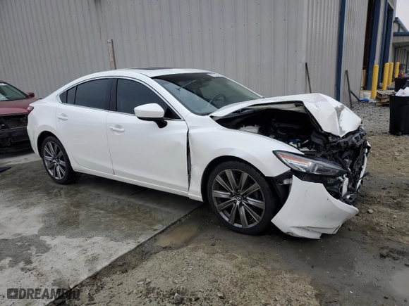 2018 Mazda Mazda6 Grand Touring Reserve with VIN JM1GL1WY1J1315507, listed as a Copart auction lot 86773394 with 150,647 mi miles and Salvage Title. Bid and sale history available at carsss.com. Image 4.