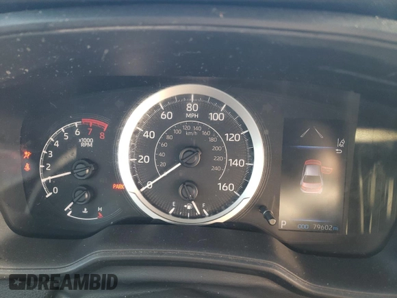 2021 Toyota Corolla LE with VIN 5YFEPMAE4MP157013, listed as a Copart auction lot 88683045 with 79,602 mi miles and Salvage Title. Bid and sale history available at DreamBid. Image 9.
