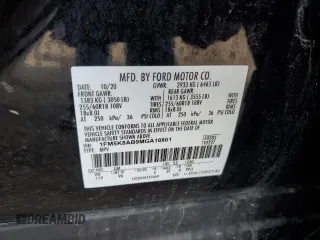 2021 Ford Police Interceptor Utility z VIN 1FM5K8AB9MGA18861, wystawiony jako Copart lot #57983875 z przebiegiem 45 170 mil mil oraz Szkoda całkowita • Salvage title. Historia ofert i sprzedaży dostępna na DreamBid. Obrazek 13.