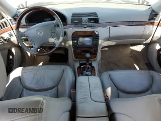 2003 Mercedes-Benz S 500 z VIN WDBNG75J73A358818, wystawiony jako Copart lot #58184495 z przebiegiem Nie podano mil oraz Czysty tytuł • Clean title. Historia ofert i sprzedaży dostępna na DreamBid. Obrazek 8.