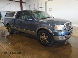 2005 Ford F-150 XLT with VIN 1FTPX125X5NB81756, listed as a Copart auction lot 57835215 with 208,233 mi miles and Salvage title. Bid and sale history available at DreamBid. Image 4.
