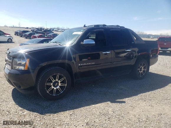 2008 Chevrolet Avalanche LTZ with VIN 3GNFK12368G264419, listed as a Copart auction lot 50466875 with 167,172 mi miles and Salvage Title. Bid and sale history available at carsss.com. Image 1.