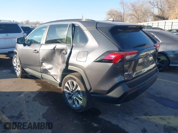 2023 Toyota RAV4 XLE Premium with VIN 2T3A1RFV4PW395136, listed as a IAAI auction lot 41462676 with 22,662 mi miles. Bid and sale history available at carsss.com. Image 3.