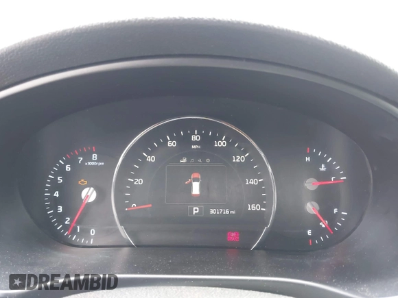 2016 Kia Sorento EX with VIN 5XYPH4A50GG160599, listed as a IAAI auction lot 42127992 with 301,716 mi miles. Bid and sale history available at carsss.com. Image 7.