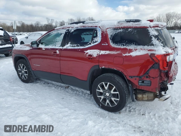 2021 GMC Acadia SLE with VIN 1GKKNKLS5MZ199328, listed as a Copart auction lot 44685295 with 34,622 mi miles and Salvage Title. Bid and sale history available at DreamBid. Image 2.