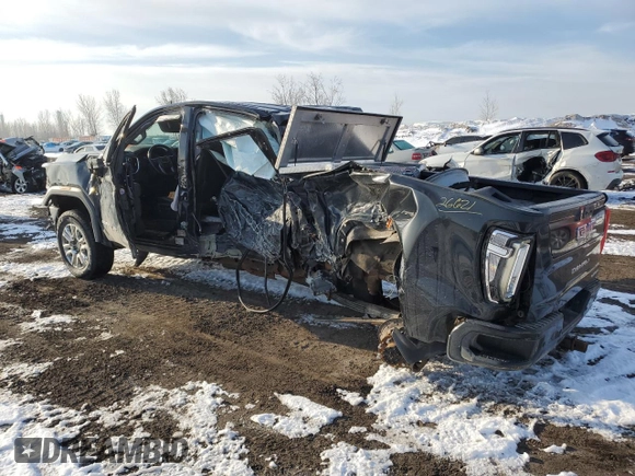 2020 GMC Sierra 2500HD Denali z VIN 1GT49REY9LF223116, wystawiony jako Copart lot #48405995 z przebiegiem Nie podano mil oraz Nie do naprawy • Non repairable. Historia ofert i sprzedaży dostępna na DreamBid. Obrazek 2.