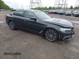 2018 BMW 5 Series 540i xDrive with VIN WBAJE7C59JWC55346, listed as a IAAI auction lot 42300109 with 107,868 mi miles and . Bid and sale history available at DreamBid. Image 1.