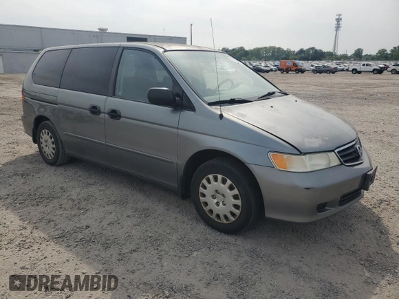 2002 Honda Odyssey LX z VIN 2HKRL18572H531397, wystawiony jako Copart lot #54533535 z przebiegiem 241 052 mil mil oraz Czysty tytuł • Clean title. Historia ofert i sprzedaży dostępna na DreamBid. Obrazek 4.