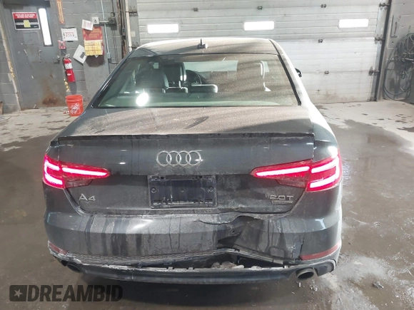 2018 Audi A4 Premium Plus с VIN WAUENAF46JA102709, выставлен на аукционе IAAI как лот 41569511 с пробегом 134 940 миль миль и . История ставок и продаж доступна на DreamBid. Изображение 16.