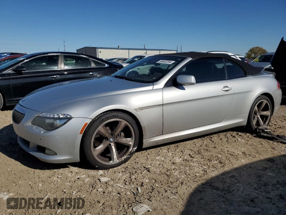 2008 BMW 6 Series 650i with VIN WBAEB53538CX62587, listed as a Copart auction lot 84802284 with 83,838 mi miles and Clean Title. Bid and sale history available at carsss.com. Image 1.
