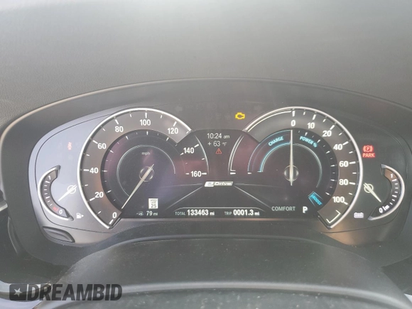 2018 BMW 5 Series 530e xDrive with VIN WBAJB1C51JG624259, listed as a Copart auction lot 57161285 with 133,463 mi miles and Clean title. Bid and sale history available at DreamBid. Image 9.