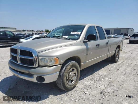 2005 Dodge Ram 2500 SLT with VIN 3D7KR28CX5G709973, listed as a Copart auction lot 66154464 with 405,524 mi miles and Clean Title. Bid and sale history available at carsss.com. Image 1.
