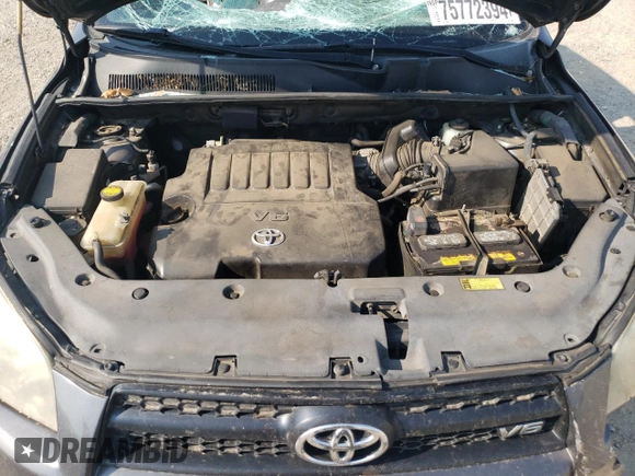 2010 Toyota RAV4 Sport with VIN 2T3WK4DV6AW006027, listed as a Copart auction lot 75772394 with 265,595 mi miles and Salvage Title. Bid and sale history available at carsss.com. Image 12.