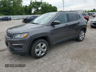 2018 Jeep Compass Latitude z VIN 3C4NJCBB0JT376754, wystawiony jako Copart lot #58494345 z przebiegiem 93 092 mil mil oraz Szkoda całkowita • Salvage title. Historia ofert i sprzedaży dostępna na DreamBid. Obrazek 1.