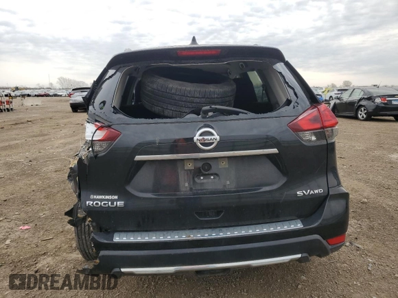 2017 Nissan Rogue SV с VIN KNMAT2MV1HP608948, выставлен на аукционе Copart как лот 53557295 с пробегом 72 118 миль миль и Списание • Salvage title. История ставок и продаж доступна на DreamBid. Изображение 6.