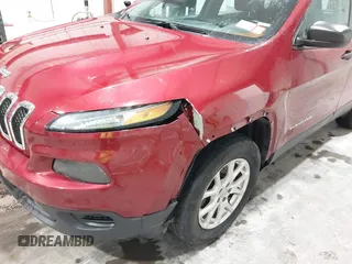 2015 Jeep Cherokee Sport with VIN 1C4PJMAB8FW719652, listed as a IAAI auction lot 41475308 with 247,960 mi miles. Bid and sale history available at carsss.com. Image 6.