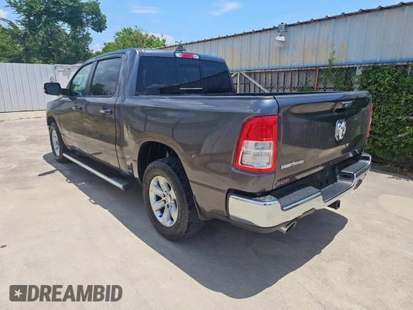 2020 Ram 1500 Lone Star with VIN 1C6RREFT3LN117968, listed as a Copart auction lot 64258905 with 62,826 mi miles and Clean title. Bid and sale history available at DreamBid. Image 3.
