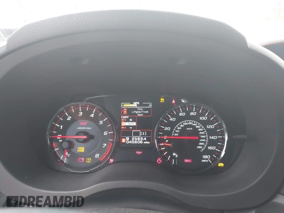 2020 Subaru WRX STI с VIN JF1VA2E65L9832757, выставлен на аукционе IAAI как лот 41938409 с пробегом 45 606 миль миль и . История ставок и продаж доступна на DreamBid. Изображение 7.