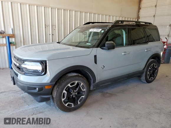 2024 Ford Bronco Sport Outer Banks with VIN 3FMCR9C60RRF18299, listed as a Copart auction lot 61671845 with 7,592 mi miles and Clean title. Bid and sale history available at DreamBid. Image 1.