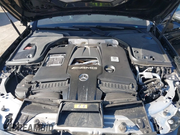 2020 Mercedes-Benz E-Class AMG E 63 S with VIN WDDZF8KB0LA750201, listed as a IAAI auction lot 41266357 with 55,876 mi miles. Bid and sale history available at carsss.com. Image 10.
