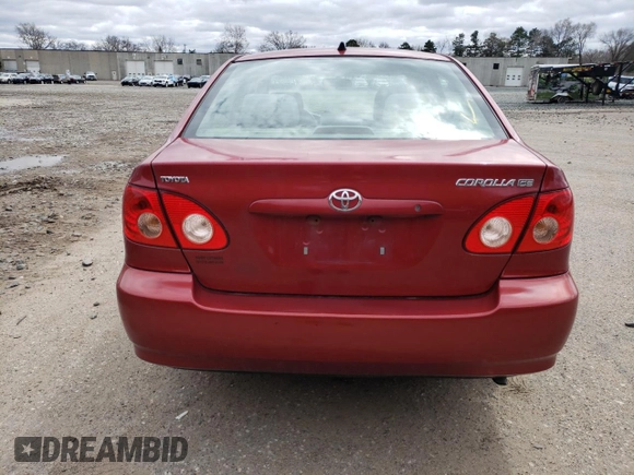 2006 Toyota Corolla CE with VIN 1NXBR32E46Z706507, listed as a Copart auction lot 54799695 with 152,012 mi miles and Clean Title. Bid and sale history available at DreamBid. Image 6.
