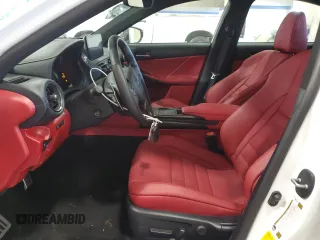 2024 Lexus IS 350 F Sport with VIN JTHGZ1E28R5035775, listed as a Copart auction lot 47109195 with 6,076 mi miles and Salvage title. Bid and sale history available at DreamBid. Image 7.