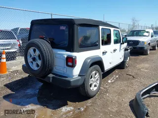 2020 Jeep Wrangler Unlimited Sport Altitude with VIN 1C4HJXDG7LW212475, listed as a IAAI auction lot 41990654 with 53,079 mi miles. Bid and sale history available at carsss.com. Image 4.