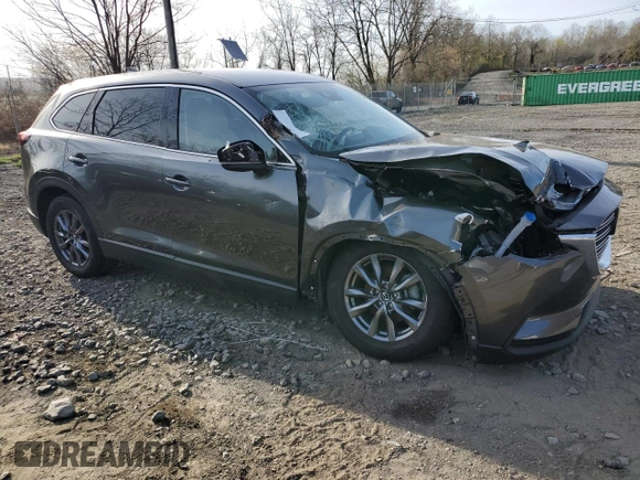 2022 Mazda CX-9 Touring with VIN JM3TCBCY6N0612672, listed as a Copart auction lot 53864575 with 28,456 mi miles and Salvage Title. Bid and sale history available at carsss.com. Image 4.