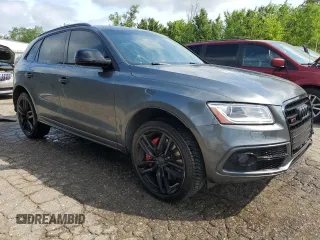 2017 Audi SQ5 Premium Plus with VIN WA1CCAFP0HA098252, listed as a Copart auction lot 65148805 with 89,483 mi miles and Clean title. Bid and sale history available at DreamBid. Image 4.