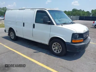 2012 Chevrolet Express Cargo with VIN 1GCSGAFX9C1162920, listed as a IAAI auction lot 42680456 with 364,755 mi miles and . Bid and sale history available at DreamBid. Image 1.