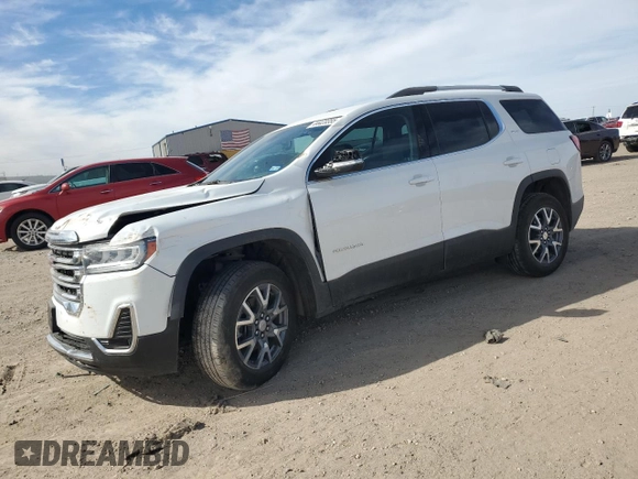 2023 GMC Acadia SLT with VIN 1GKKNML43PZ251864, listed as a Copart auction lot 44423355 with 19,879 mi miles and Salvage Title. Bid and sale history available at DreamBid. Image 1.
