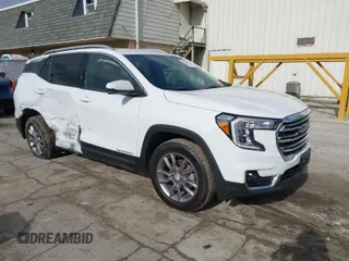 2023 GMC Terrain SLT with VIN 3GKALVEG1PL186230, listed as a IAAI auction lot 41479357 with 36,173 mi miles and . Bid and sale history available at carsss.com. Image 1.