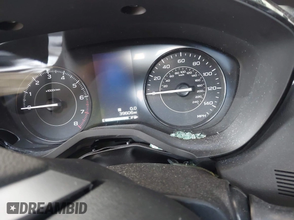 2022 Subaru Impreza with VIN 4S3GKAB60N3602547, listed as a IAAI auction lot 42389068 with 39,606 mi miles and . Bid and sale history available at DreamBid. Image 7.