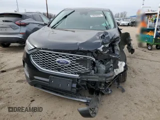 2024 Ford Edge SEL with VIN 2FMPK4J96RBB06280, listed as a Copart auction lot 43650525 with 9,380 mi miles and Salvage Title. Bid and sale history available at carsss.com. Image 5.