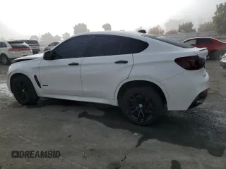 2015 BMW X6 sDrive35i with VIN 5UXKU0C58F0F92066, listed as a Copart auction lot 80597874 with 117,476 mi miles and Salvage Title. Bid and sale history available at carsss.com. Image 2.