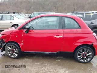 2017 FIAT 500 Pop with VIN 3C3CFFKR4HT661897, listed as a IAAI auction lot 41475111 with 21,606 mi miles. Bid and sale history available at carsss.com. Image 14.