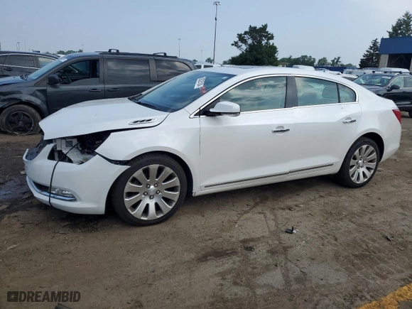 2015 Buick LaCrosse Leather with VIN 1G4GC5G30FF193495, listed as a Copart auction lot 60025184 with 116,628 mi miles and Salvage Title. Bid and sale history available at carsss.com. Image 1.