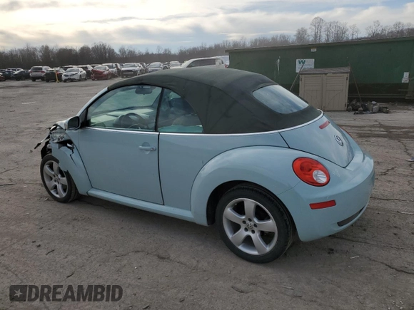 2006 Volkswagen Beetle z VIN 3VWRF31Y56M303208, wystawiony jako Copart lot #86480404 z przebiegiem 120 783 mil mil oraz Szkoda całkowita • Salvage title. Historia ofert i sprzedaży dostępna na DreamBid. Obrazek 2.