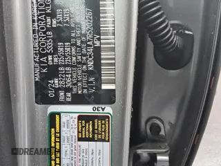 2024 Kia EV6 Wind with VIN KNDC34LA7R5202267, listed as a Copart auction lot 85386764 with 14,280 mi miles and Clean Title. Bid and sale history available at carsss.com. Image 14.