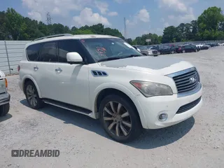 2013 Infiniti QX56 z VIN JN8AZ2NE5D9061442, wystawiony jako IAAI lot #42405777 z przebiegiem 182 983 mil mil oraz . Historia ofert i sprzedaży dostępna na DreamBid. Obrazek 1.