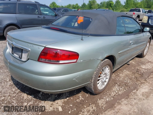 2005 Chrysler Sebring Touring with VIN 1C3EL55R85N567038, listed as a IAAI auction lot 42646586 with 78,937 mi miles and . Bid and sale history available at DreamBid. Image 4.