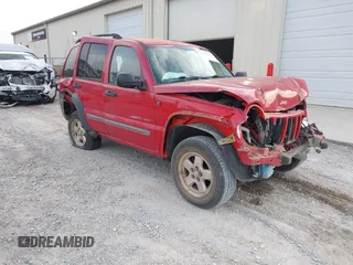 2003 Jeep Liberty Sport with VIN 1J4GL48K73W553002, listed as a IAAI auction lot 42062428 with 64,243 mi miles and . Bid and sale history available at DreamBid. Image 1.