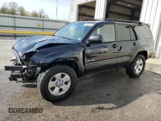 2005 Toyota 4Runner SR5 with VIN JTEBT14R658023222, listed as a Copart auction lot 50920185 with 209,033 mi miles and Salvage Title. Bid and sale history available at DreamBid. Image 1.