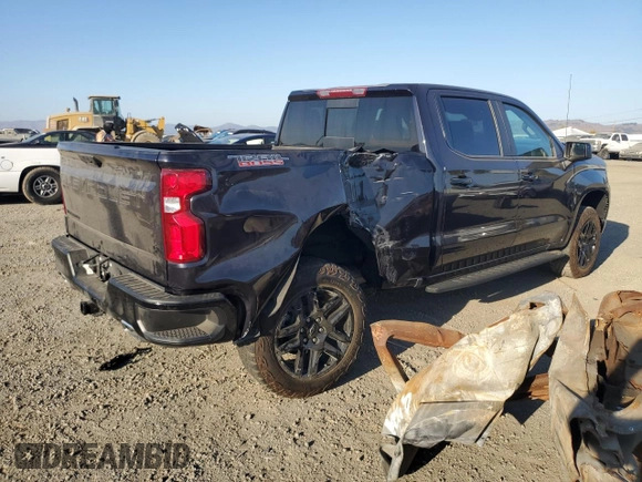 2023 Chevrolet Silverado 1500 LT Trail Boss with VIN 3GCUDFED0PG243561, listed as a Copart auction lot 73737564 with 22,701 mi miles and Salvage Title. Bid and sale history available at DreamBid. Image 3.