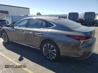 2018 Lexus LS with VIN JTHBYLFF1J5000266, listed as a Copart auction lot 77130624 with 36,312 mi miles and Salvage title. Bid and sale history available at DreamBid. Image 2.
